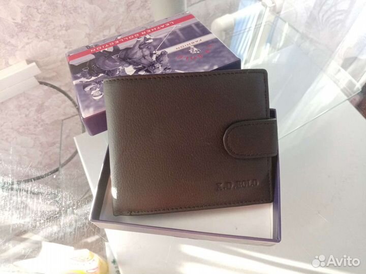 Кошелек кожаный мужской