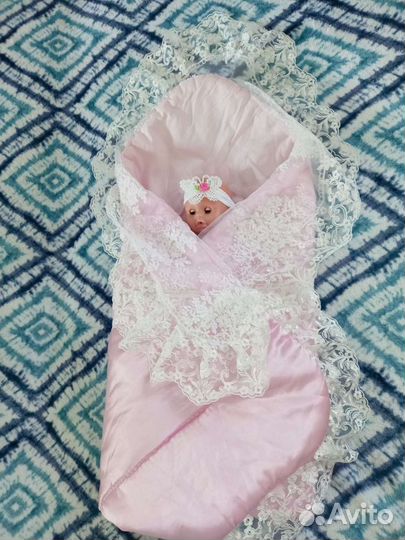 Конверт на выписку для девочки осень зима весна