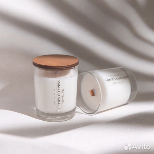 Ароматическая свеча ручной работы