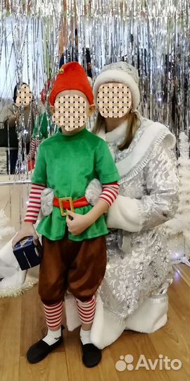 Новогодний костюм для мальчика гномик