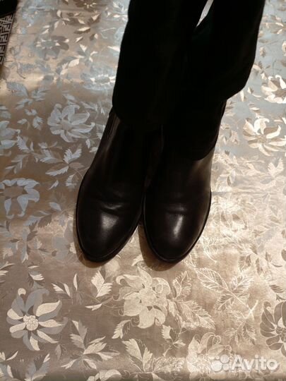 Сапоги женские натуральная кожа 38