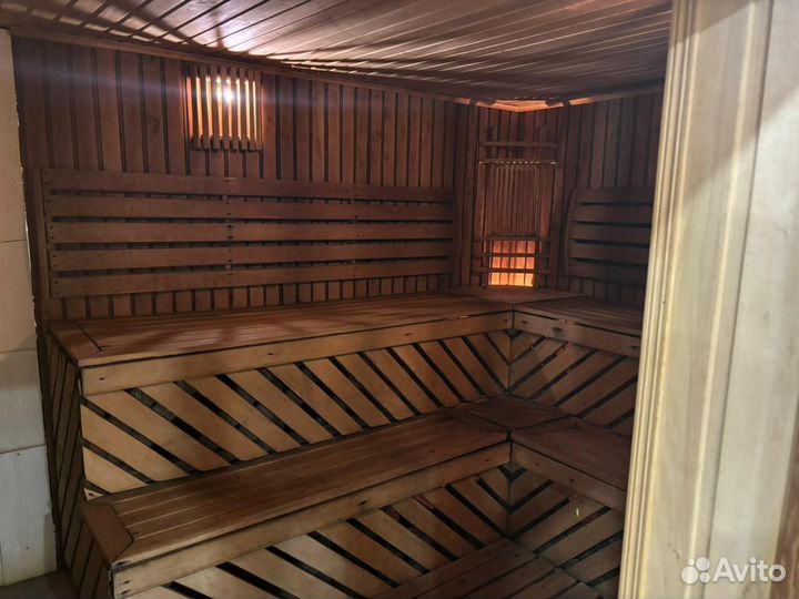 Сауна с теплым бассейном
