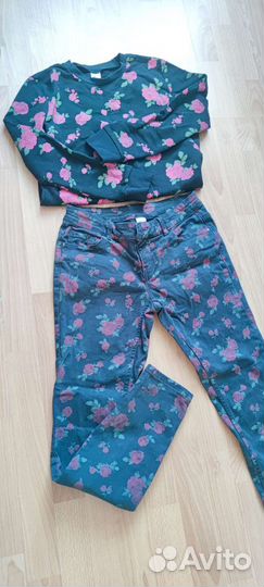 Джинсы и кофта