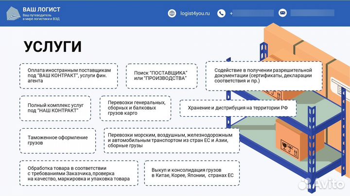 Белая доставка грузов из Китая