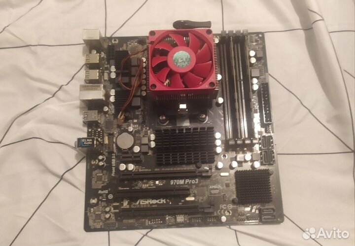 Комплект AMD FX 4300/ASRock 970mPro3/Kingston 16gb