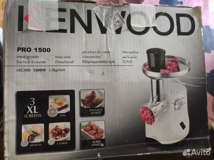 Мясорубка kenwood pro 1500 mg 480