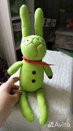 Игрушка мягкая: заяц- комфортер