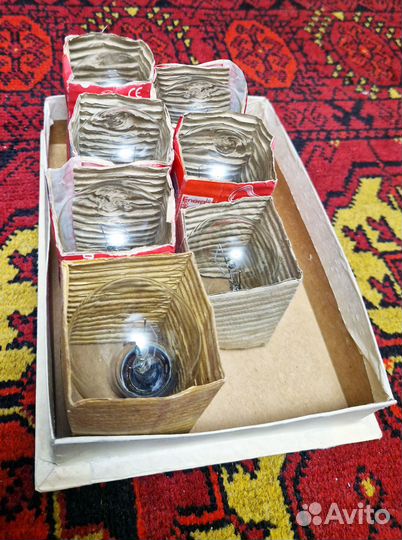 Лампочки накаливания 47 штук (E27, 60-75-100 Вт)