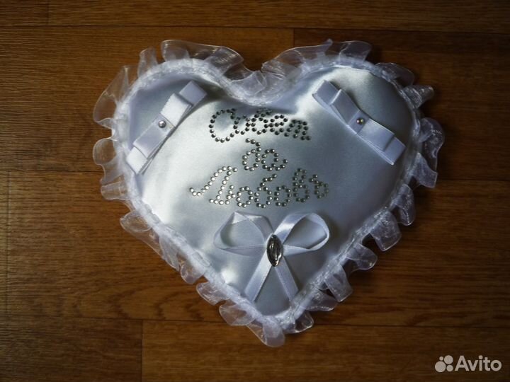 Свадебные аксессуары, подушечка для колец 