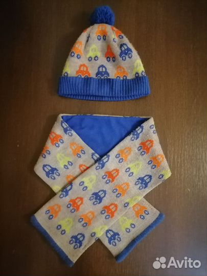 Комплект шапка и шарф для мальчика M&S