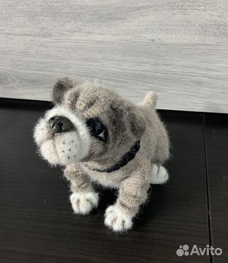 Вязаный пёсик - барбосик