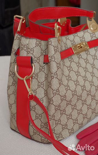 Новая женская Премиум сумка Gucci 20х20 см