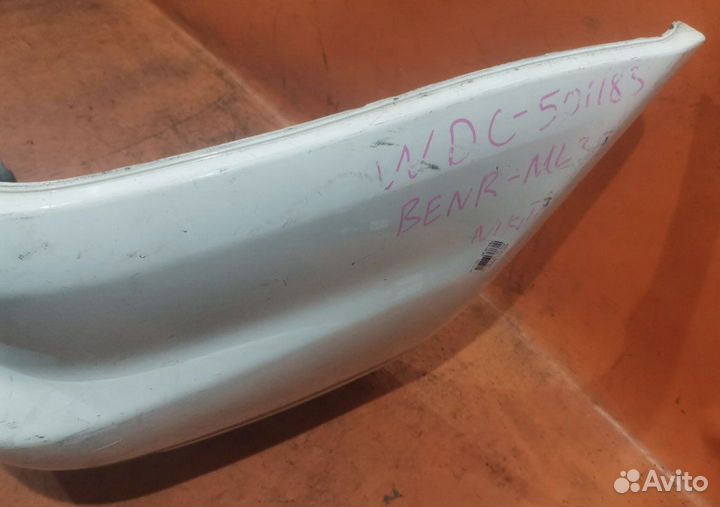 Бампер задний Рест Mercedes m-class w163