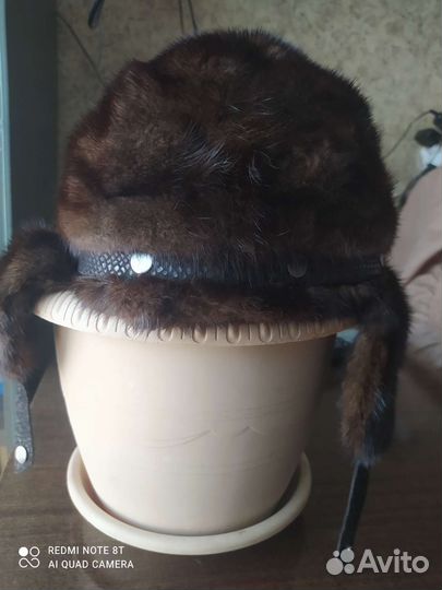 Шапка норковая женская