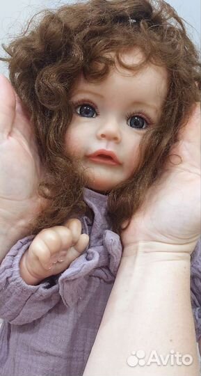 Кукла реборн силиконовая девочка