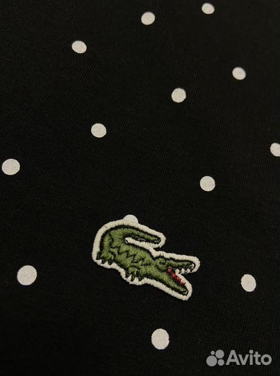 Футболка черная lacoste размеры с 46 по 54