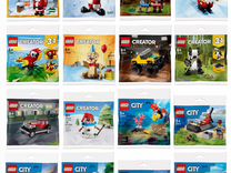Новые полибеги Lego серий Creator и City