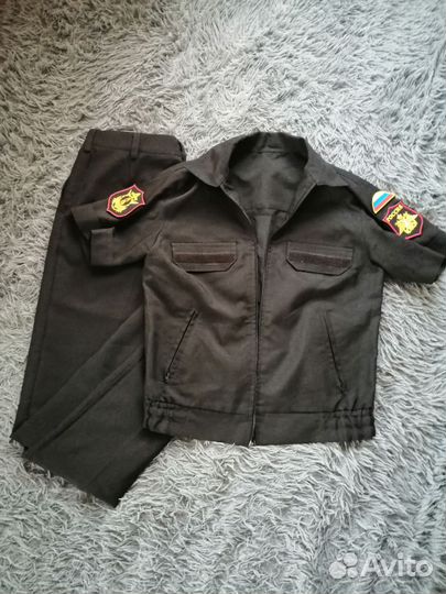 Офисная военная форма черная