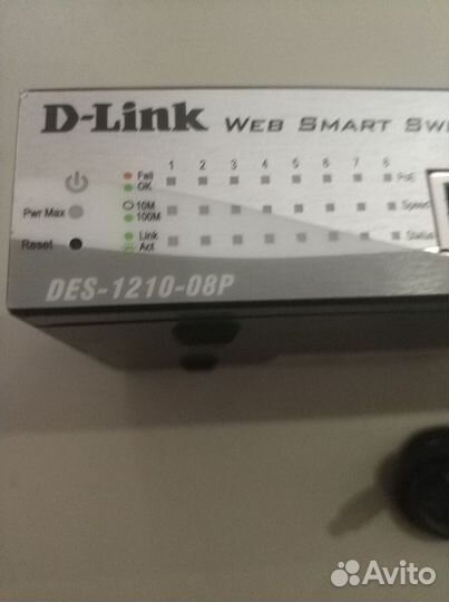 Настраиваемый коммутатор D-Link DES-1210-08P