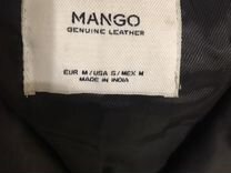 Кожаная куртка косуха Mango