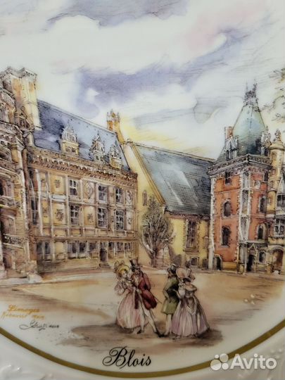 Коллекционная французская тарелка