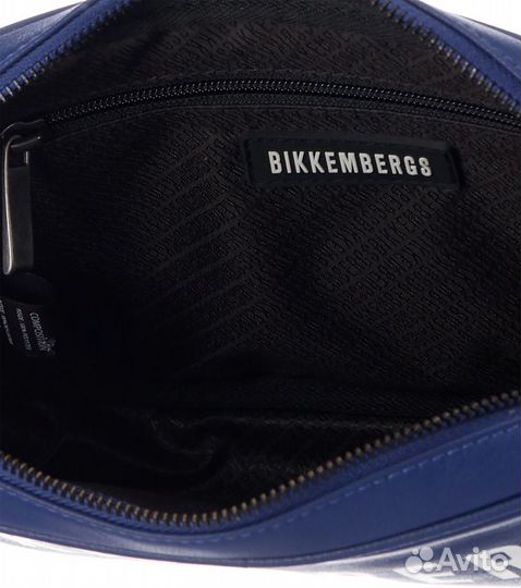 Сумка Bikkembergs нат. кожа bkma00138M синяя