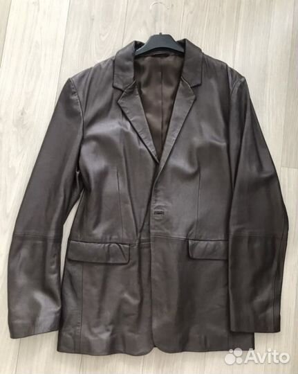 Пиджак Zara кожаный Leather jacket Zara