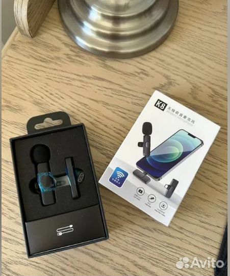 Микрофон петличный беспроводной для смартфона