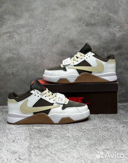 Кроссовки nike air jordan 1 travis scott cut the c