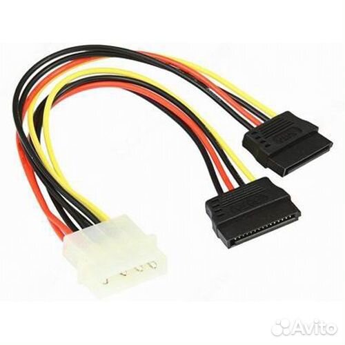 Переходник питания Molex/sata (на 2 устройства)