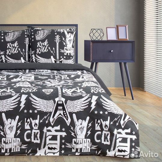 Постельное бельё 'Этель' 1.5 сп Rock Roll 143*215