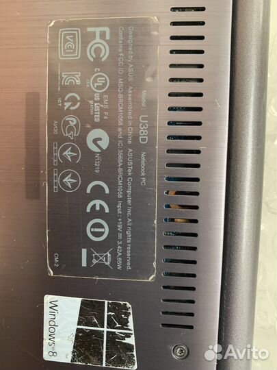 Ноутбук Asus U38D