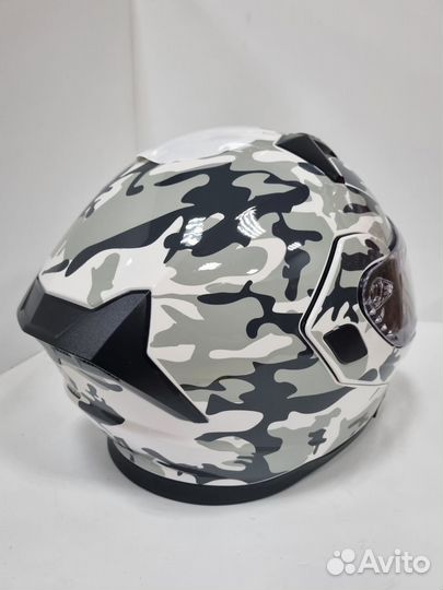 Мотошлем AiM JK906 Camouflage Glossy, M