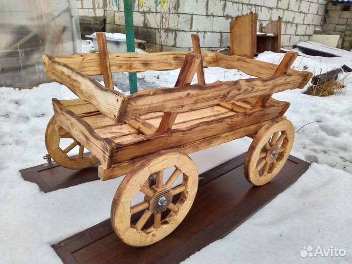 Телега садовая