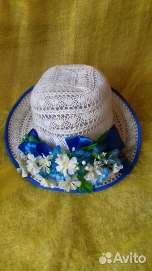 Новая красивая шляпа шапка головной убор