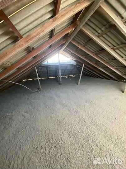 Утепление крыши эковата