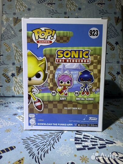 Funko pop Super Sonik w/Chase Exc.#923