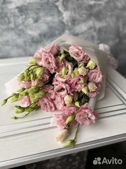 Букет эустома, лизиантус