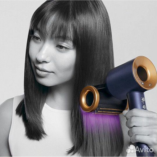 Фен Dyson Supersonic HD15 blue/copper (синий/медны