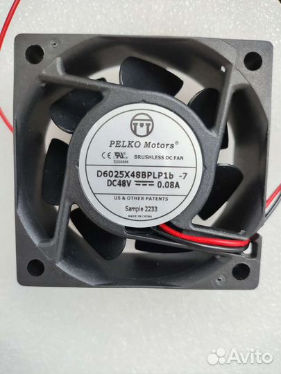 Кулер 60х60х25 48V 60x25 Pelkomotors ориг