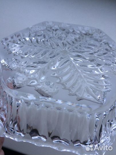 Салатник/ конфетница хрусталь СССР
