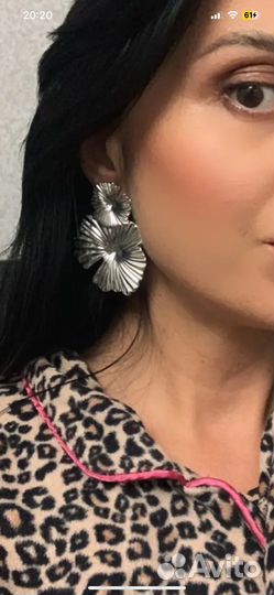 Эффектные серьги вечерние