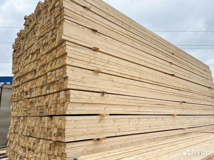 Доска обрезная 50х150х6000мм с доставкой