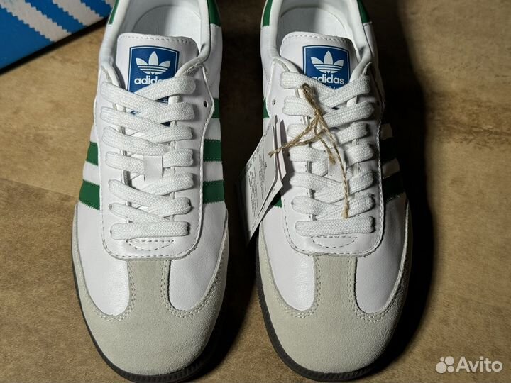 Кроссовки Adidas Samba OG Footwear White Green