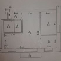 3-к. квартира, 42 м², 4/5 эт.