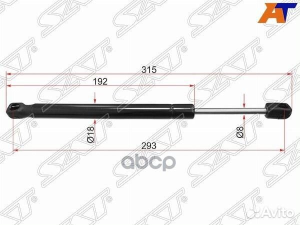 Амортизатор капота volvo S60 II 10/V60 10- st3