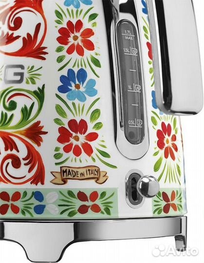 Чайник и тостер новый Smeg Dolce&Gabbana