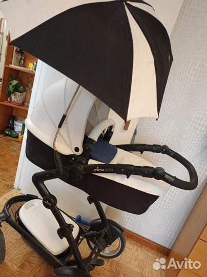 Коляска 2 в 1 эко кожа