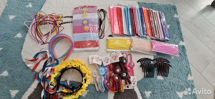 Повязки на голову/ободки/резинки
