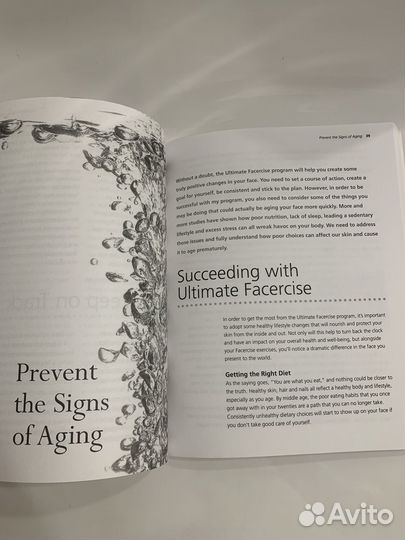 Книга на английском English book Facercise Фейсбил